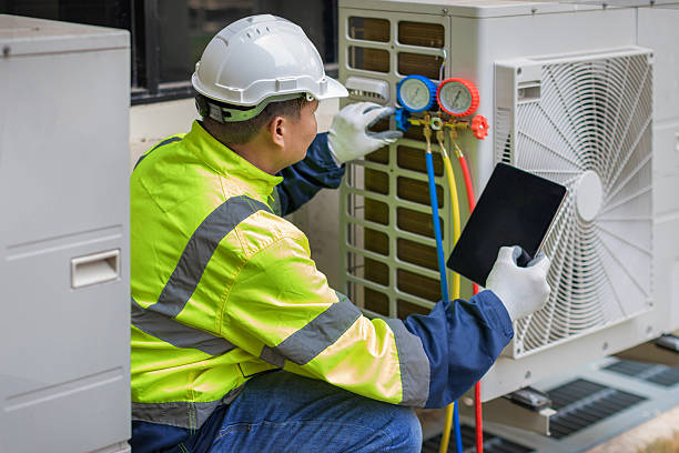 Professional Hvac technician working in Ponder, TX